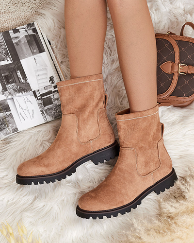 Royalfashion Gebimma Damenstiefel aus Öko-Wildleder