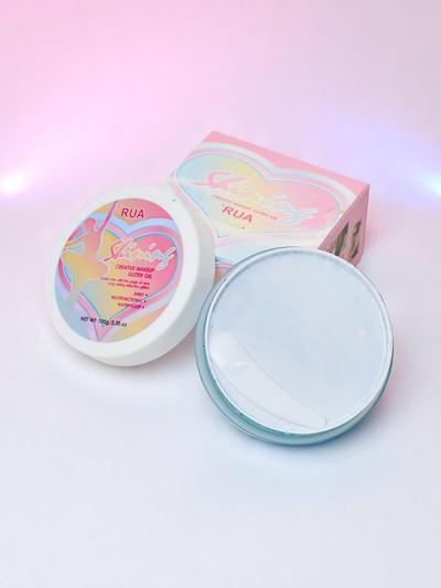 Glitzer-Gel für Gesichtdekoration in Türkis