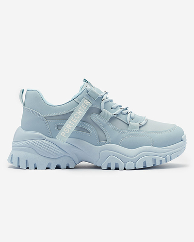 Blaue Damen-Sneaker-Sportschuhe Evilpo- Footwear