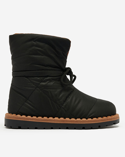 Royalfashion Damen Schlupf-Schneestiefel in schwarz Nevonsis