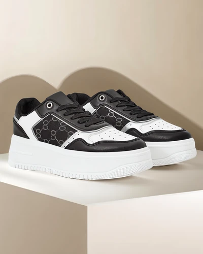 Royalfashion Damen Plattform Sport Sneakers Zezis