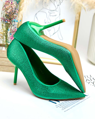 Royalfashion Damen Ferconie Stiletto-Pumps mit Zirkonen