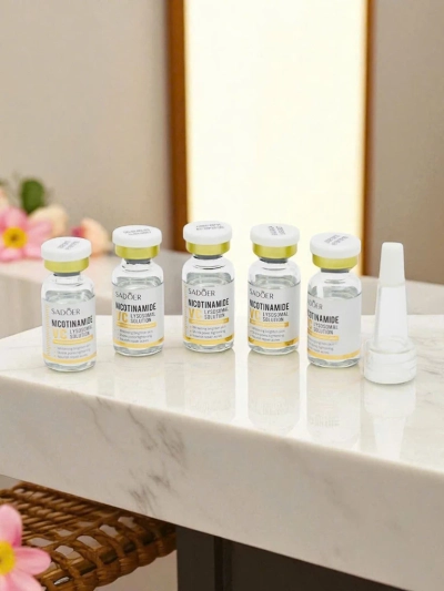 Sadoer Set aus lyophilisiertem Niacinamid- und Vitamin-C-Pulver