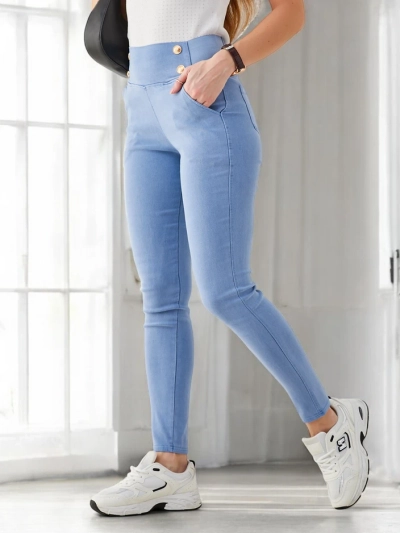 Royalfashion Damen Baumwoll-Treggings