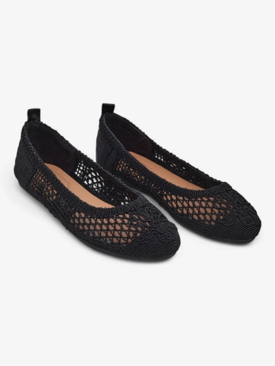 Royalfashion Damen perforierte Ballerinas Annete