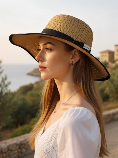 Royalfashion Жіночий солом’яний капелюх Fiora