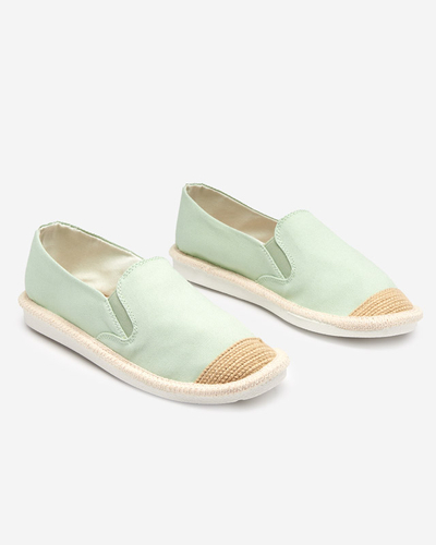 Mintfarbene Damen-Espadrilles Joll- Footwear