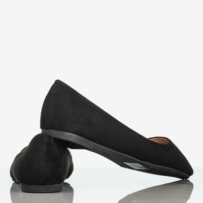 Schwarze Ballettschuhe aus Wildleder für Damen Get Lucky - Footwear 1