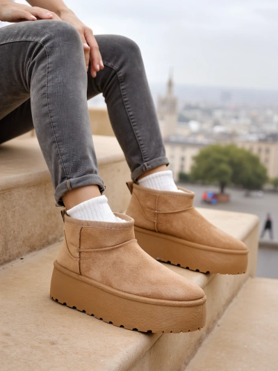 Royalfashion Damen Plateau-Schneestiefel a'la Dagodo
