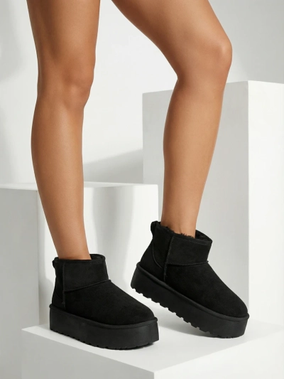 Damen Stiefeletten Luna Schwarz Leder Elegant für den Herbst