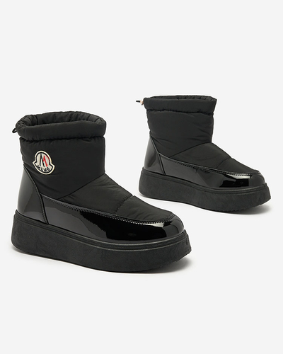 Royalfashion Damen-Schneestiefel in schwarzer Farbe Ademra