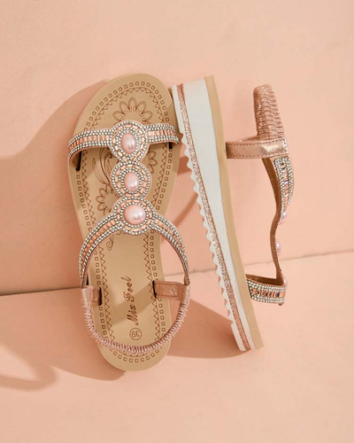 Royalfashion Жіночі босоніжки Obrisas zirconia