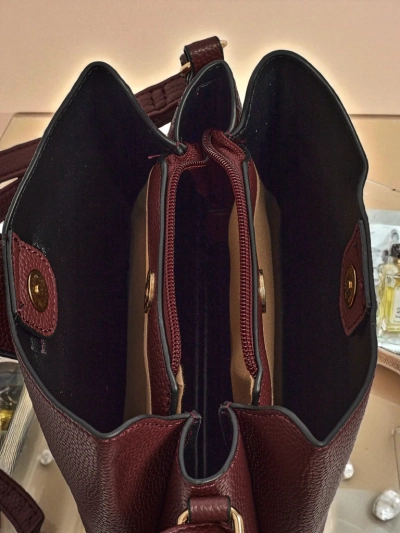 Kleine Damenhandtasche aus Öko-Leder Narias