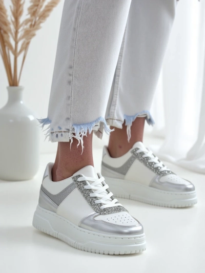 Royalfashion Damen-Sneaker mit Glitzer Qisofi