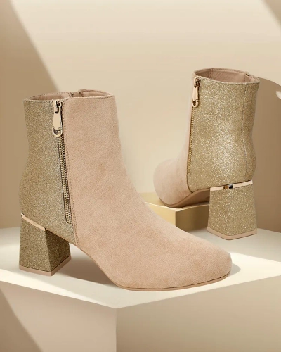 Royalfashion Damen Stiefeletten auf einem Stiletto Boratos