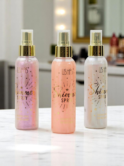 USHAS Summer Spray - Flüssiger Highlighter für Gesicht und Körper Pfirsich