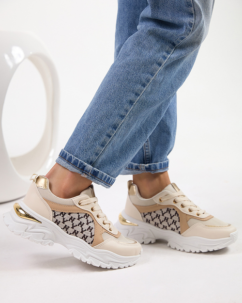 Бежеві жіночі кросівки Umikatu