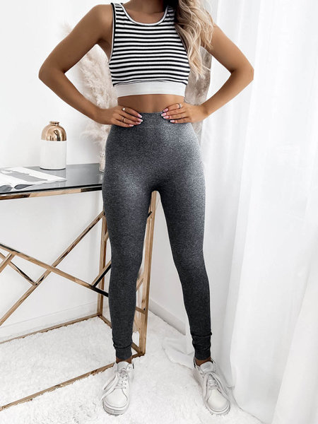 Damen-Leggings in Grau- Kleidung