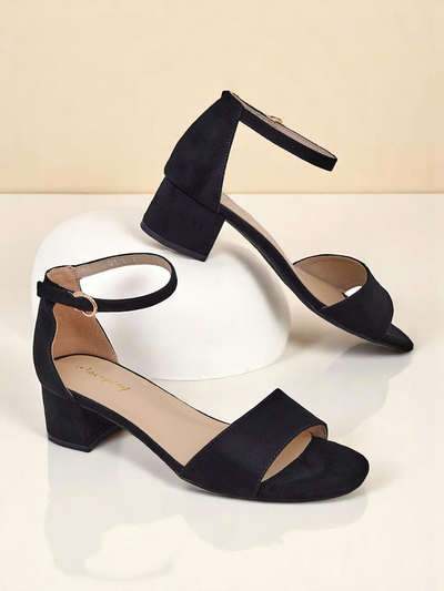 Royalfashion Damen Sandalen mit niedrigem Absatz SoftHeels