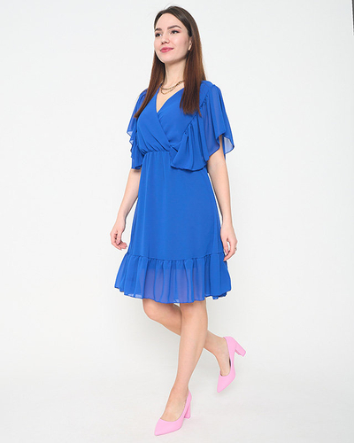 Marineblaues Damen-Minikleid - Kleidung
