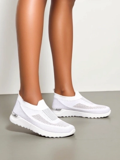 Royalfashion Damen Slipper Stoff Sport Schuhe Terrifa