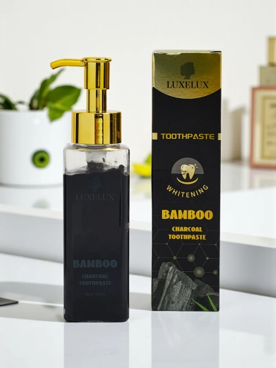 LUXELUX Zahnaufhellungspasta mit Taurin und Aktivkohle