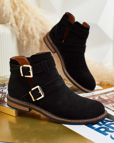 Royalfashion Damen Geronsa Ausschnittstiefel