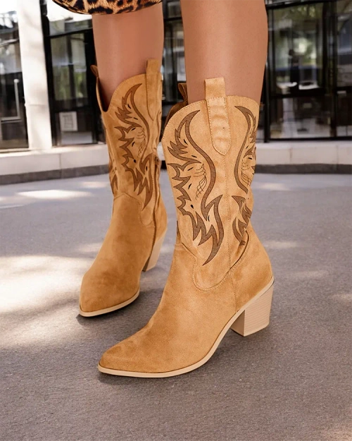 Жіночі ковбойські чоботи на високому підборі Holorro