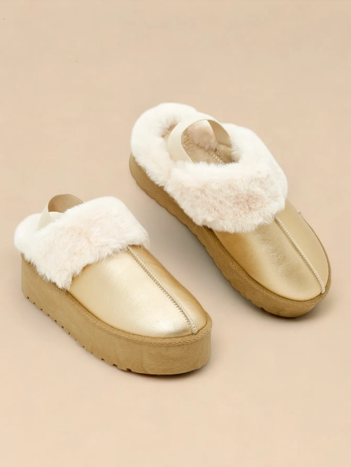 Royalfashion Короткі жіночі чоботи без підбору у стилі сніжних чобіт для жінок Ebiz