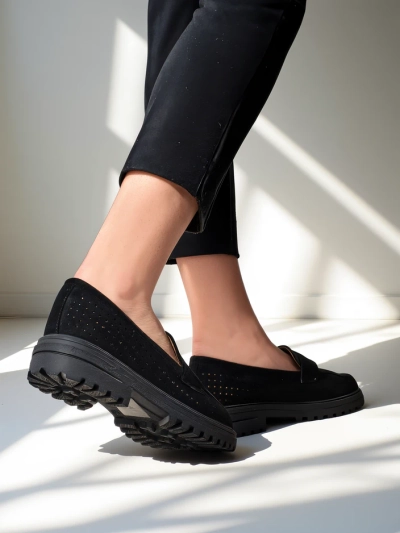 Royalfashion Damen Loafer mit Perforationen Filoz