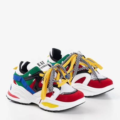 OUTLET Mehrfarbige Damen-Sneaker mit dicker Sohle Eafi - Footwear