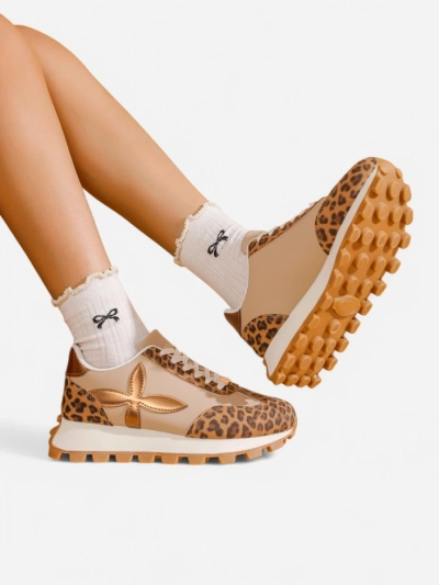 Royalfashion Damen Sport Sneakers auf einer dickeren Sohle Aloqa