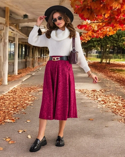 Royalfashion Damen Midi-Rock