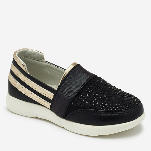 Schwarze Slipper für Kinder - auf Ciarala - Footwear