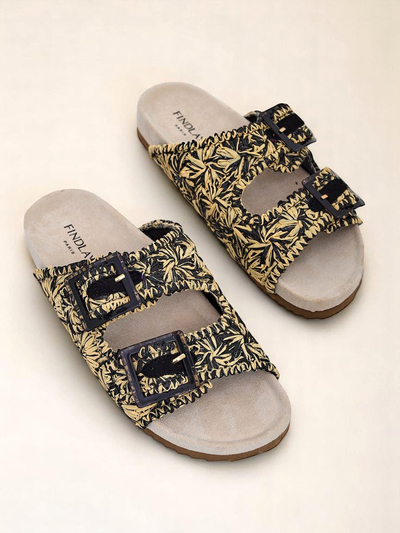 Royalfashion Damensandalen mit Schnallen Samorra