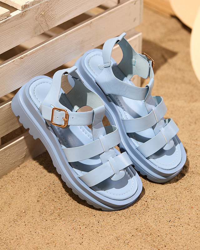 Gladiator-Sandalen für Damen in Blau Raef - Footwear
