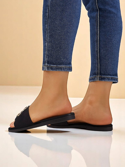 Royalfashion Damen-Hausschuhe mit flacher Sohle Zamila