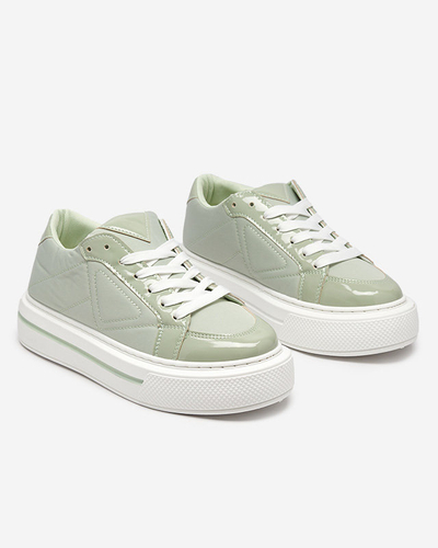 Smaqo grüne Sportturnschuhe für Damen - Schuhe