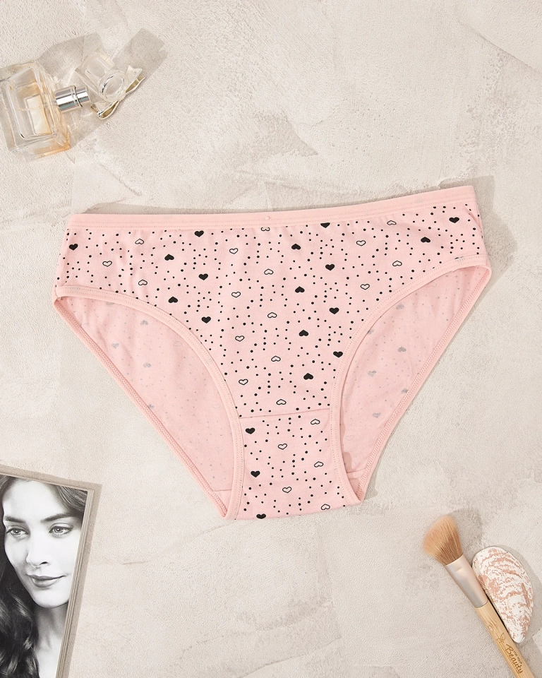 Royalfashion Pink Printed Women's Panties