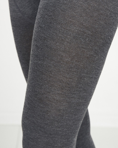 Damen-Winterstrumpfhose in Grau - Unterwäsche