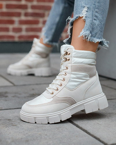 Cream Damen isolierte Trapper-Stiefel Kasemi- Footwear