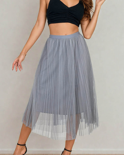 Royalfashion Doppellagiger Midirock für Damen