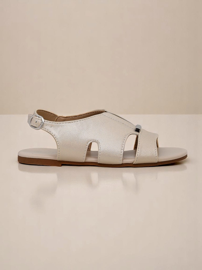 Royalfashion Damen Sandalen mit flacher Sohle Solea Comfort