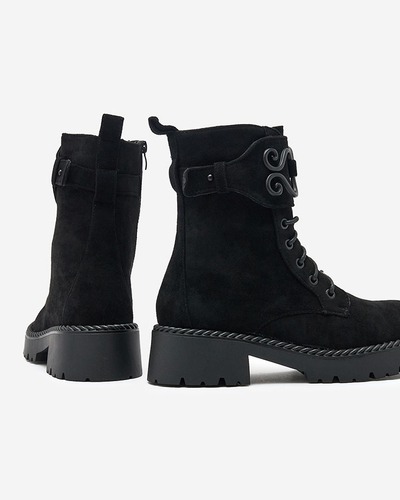 Royalfashion Damen Baggerstiefel Regerre