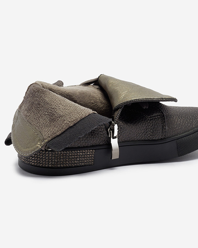 Graphite Mädchenstiefel mit Arikki-Dekoration - Schuhe