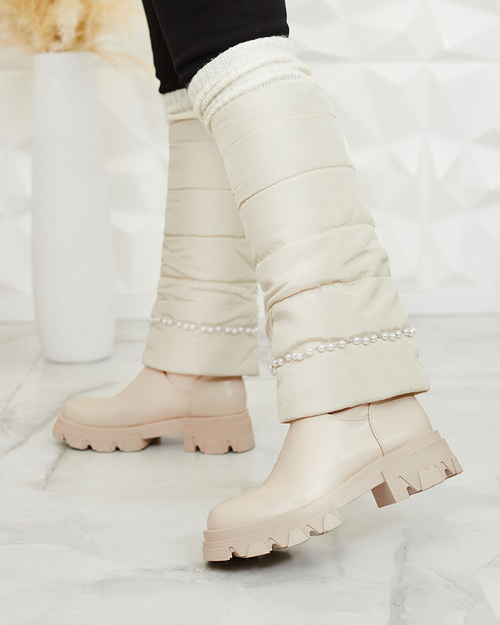 Royalfashion Жіночі черевики Ameroe кремового кольору