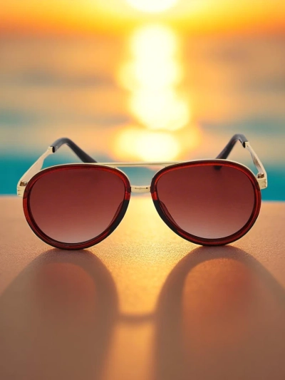 Royalfashion Sonnenbrille im Mucha (Oversize)-Stil Muse