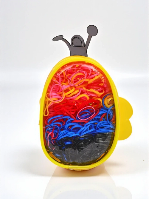 Royalfashion Різнокольорові силіконові гумки Бджілка