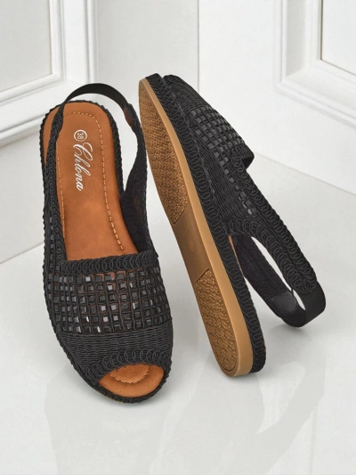 Damensandalen, Damen-Espadrillesandalen mit Strasssteinen Belle Sparkle