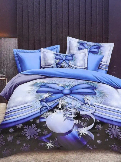 Royalfashion Weihnachtsbettwäsche 160x200 Set 3-TEILE